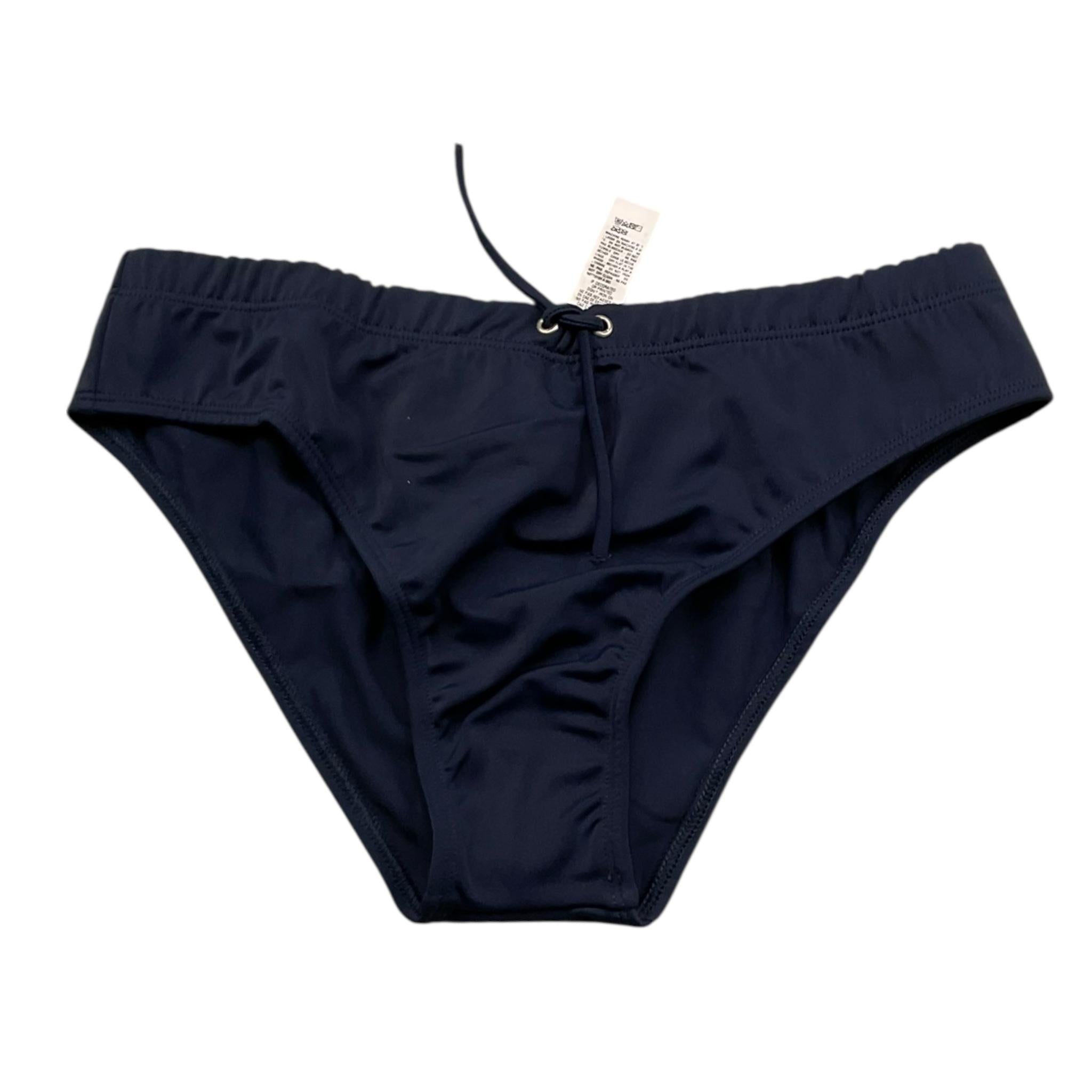 Diesel Costume Mutanda Tinta Unita con Stampa per Bambino 00J49H BLU DIESEL 