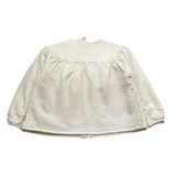 Petit Indi Cardigan Tinta Unita con Bottoni per Bambina SS25B2018 BIANCO PETIT INDI 