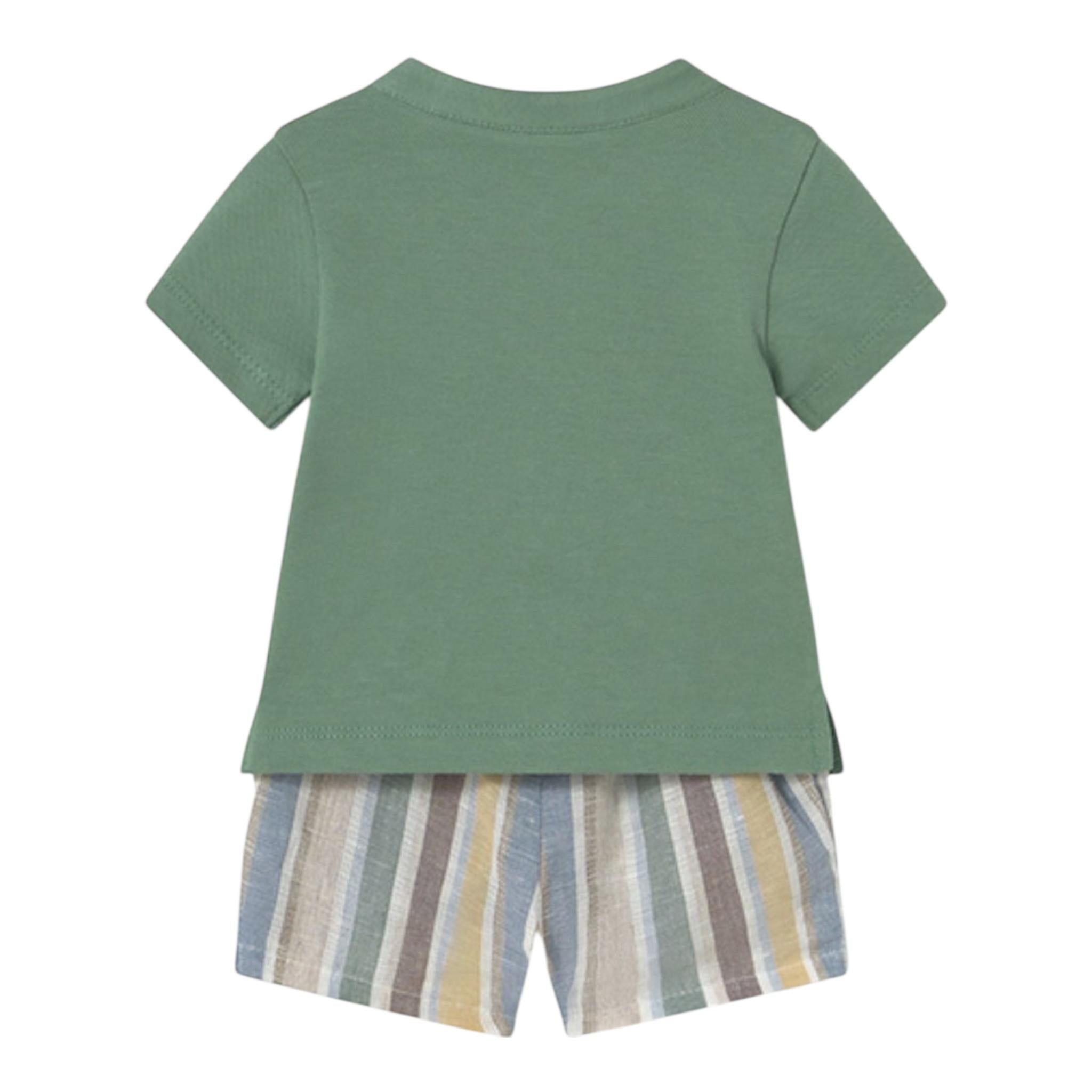 Mayoral Completo 2 Pezzi T-Shirt-Bermuda per Neonato 1217 VERDE MAYORAL 