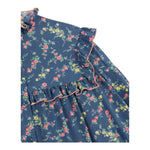 PHILOSOPHY abito tinta unita con fantasia fiori e sottana Blu per Bambina PFAB049 BLU PHILOSOPHY 