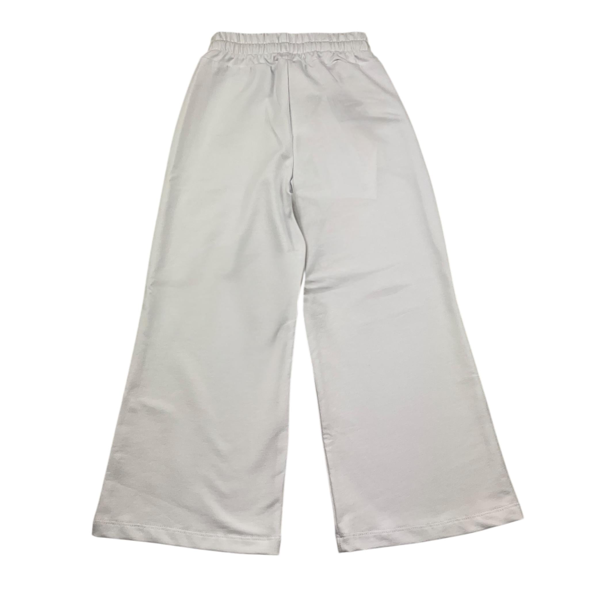 Gaelle Pantalone Tuta Modello Palazzo Tinta Unita per Bambina 2745PF00382 BIANCO GAELLE 