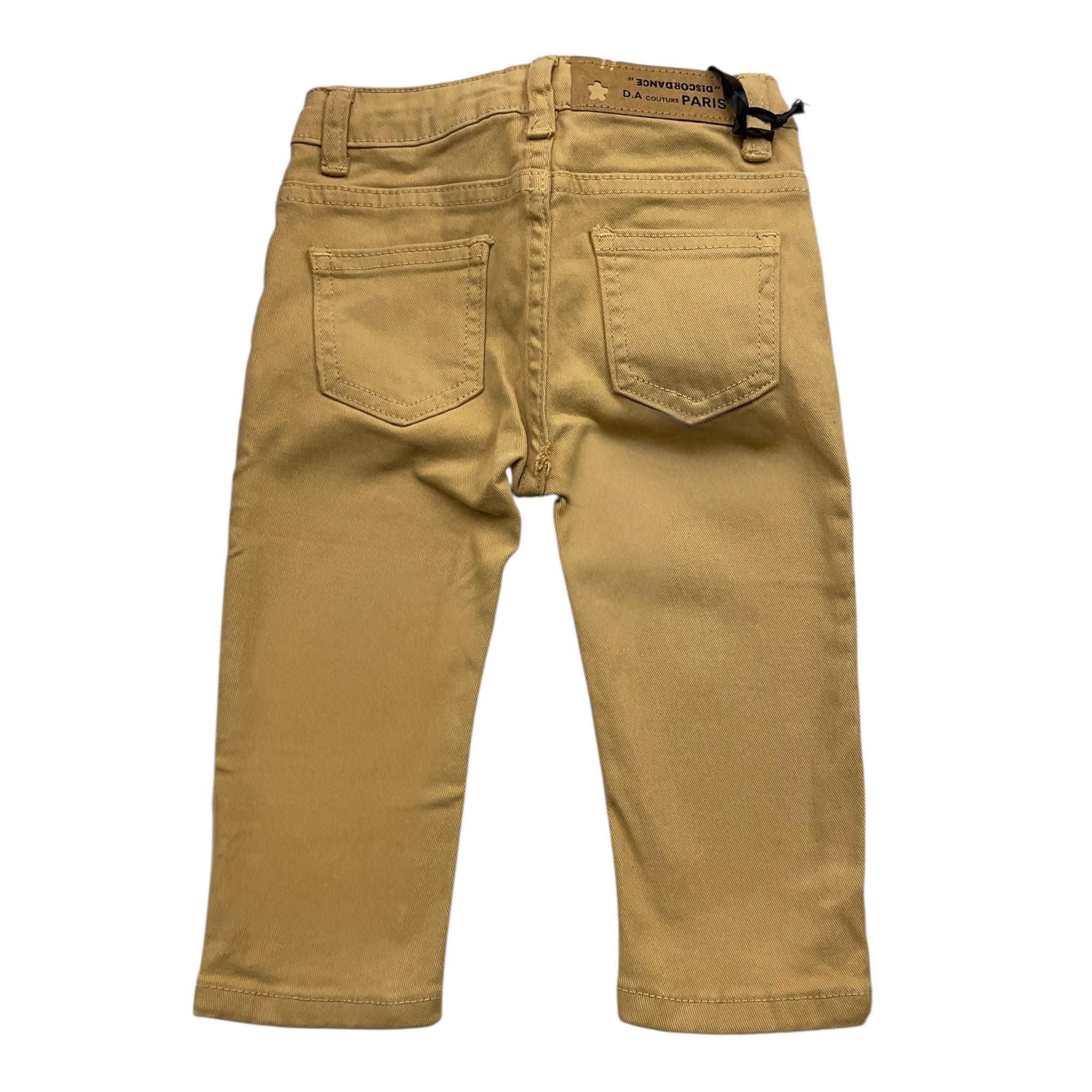 DANIELE ALESSANDRINI pantalone tinta unita con girovita regolabile Cammello per Neonato 1291P00012 CAMMELLO DANIELE ALESSANDRINI 