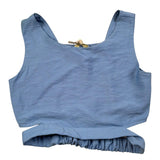 Meilisa Bai Top Tinta Unita  per Bambina FL6370 AZZURRO MEILISA BAI 