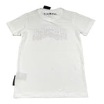 John Richmond T-Shirt Girocollo Tinta Unita con Stampa per Bambina RGP26138TS BIANCO JOHN RICHMOND 