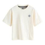 Timberland T-Shirt Girocollo Tinta Unita con Stampa per Bambino T60424X PANNA TIMBERLAND 