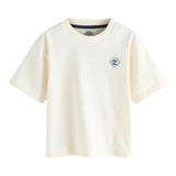 Timberland T-Shirt Girocollo Tinta Unita con Stampa per Bambino T60424X PANNA TIMBERLAND 