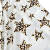 Relish Abito Tinta Unita con Stampa Stelle per Bambina RGP2409009008 PANNA RELISH 