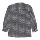 John Richmond Camicia Manica Lunga Tinta Unita con Stampe Logo per Bambino RIP25076CAJ NERO JOHN RICHMOND 