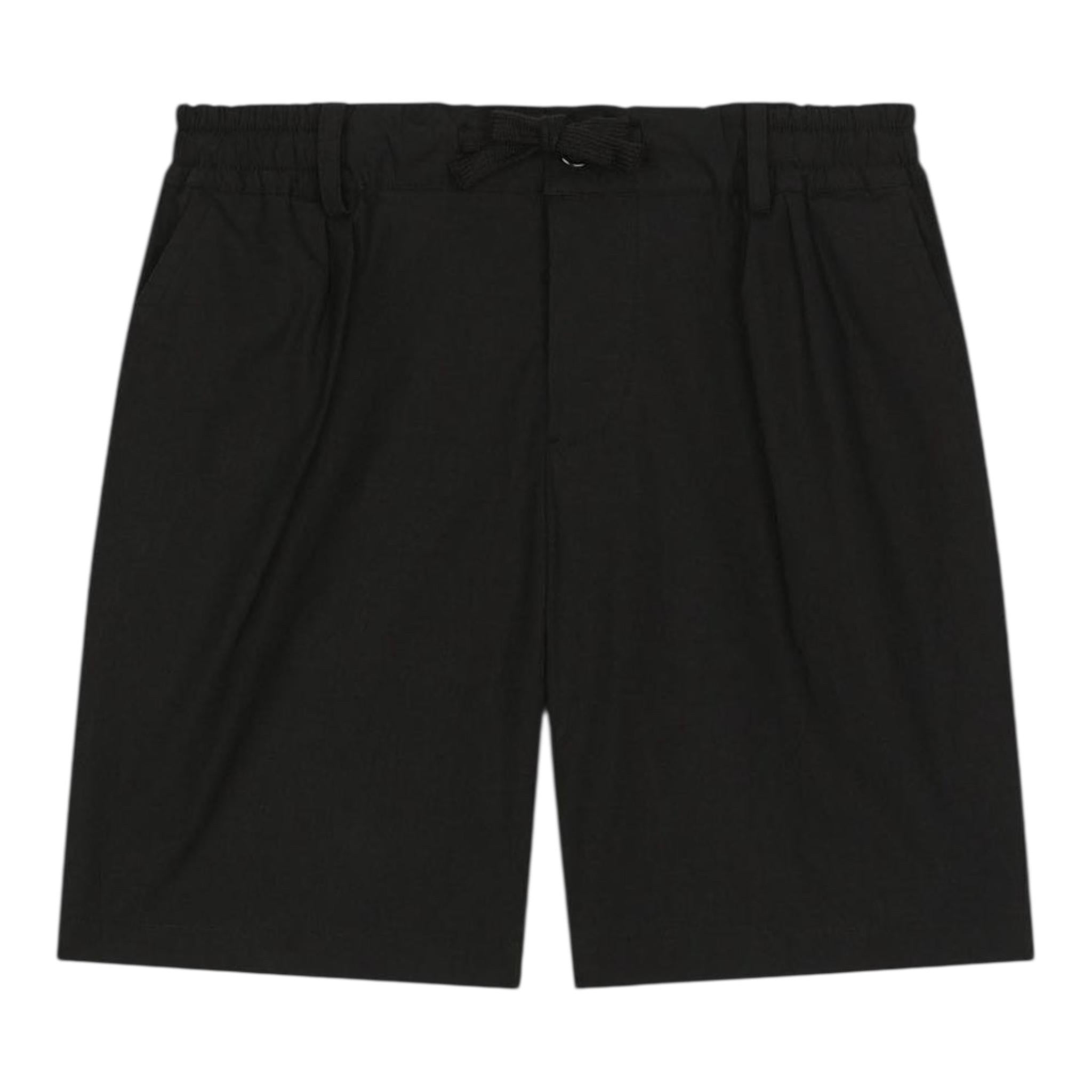 Dolce & Gabbana Bermuda Tinta Unita con Logo per Bambino L43P32 NERO DOLCE & GABBANA 