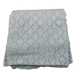 Juliana Coperta tinta unita con Fiocco Azzurro per Neonata 25011 AZZURRO JULIANA 