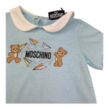 Moschino Set Pagliaccetto-Cappello per Neonato MUY090 AZZURRO MOSCHINO 