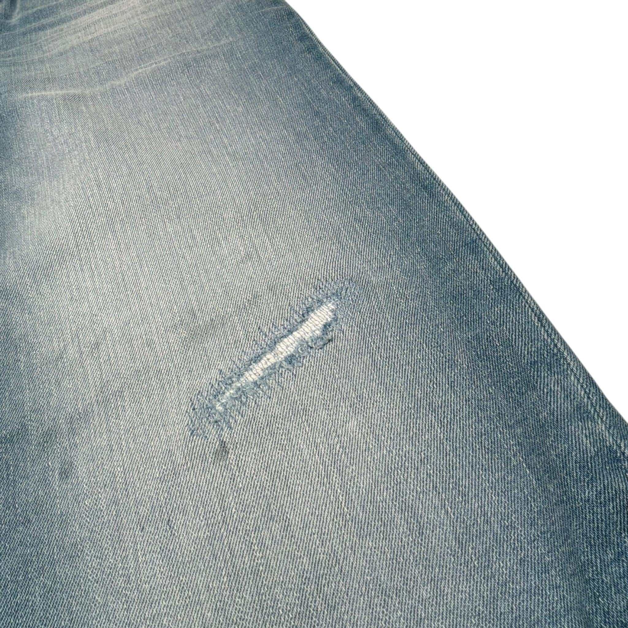 Diesel Jeans Tinta Unita Modello Palazzo per Bambina J00818X AZZURRO DIESEL 