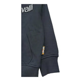 Just Cavalli Felpa Chiusa Girocollo Tinta Unita con Logo per Bambino JBP26012FE NERO JUST CAVALLI 