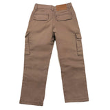 FAY pantalone tinta unita con tasconi Marrone per Bambino FVP20 MARRONE FAY 
