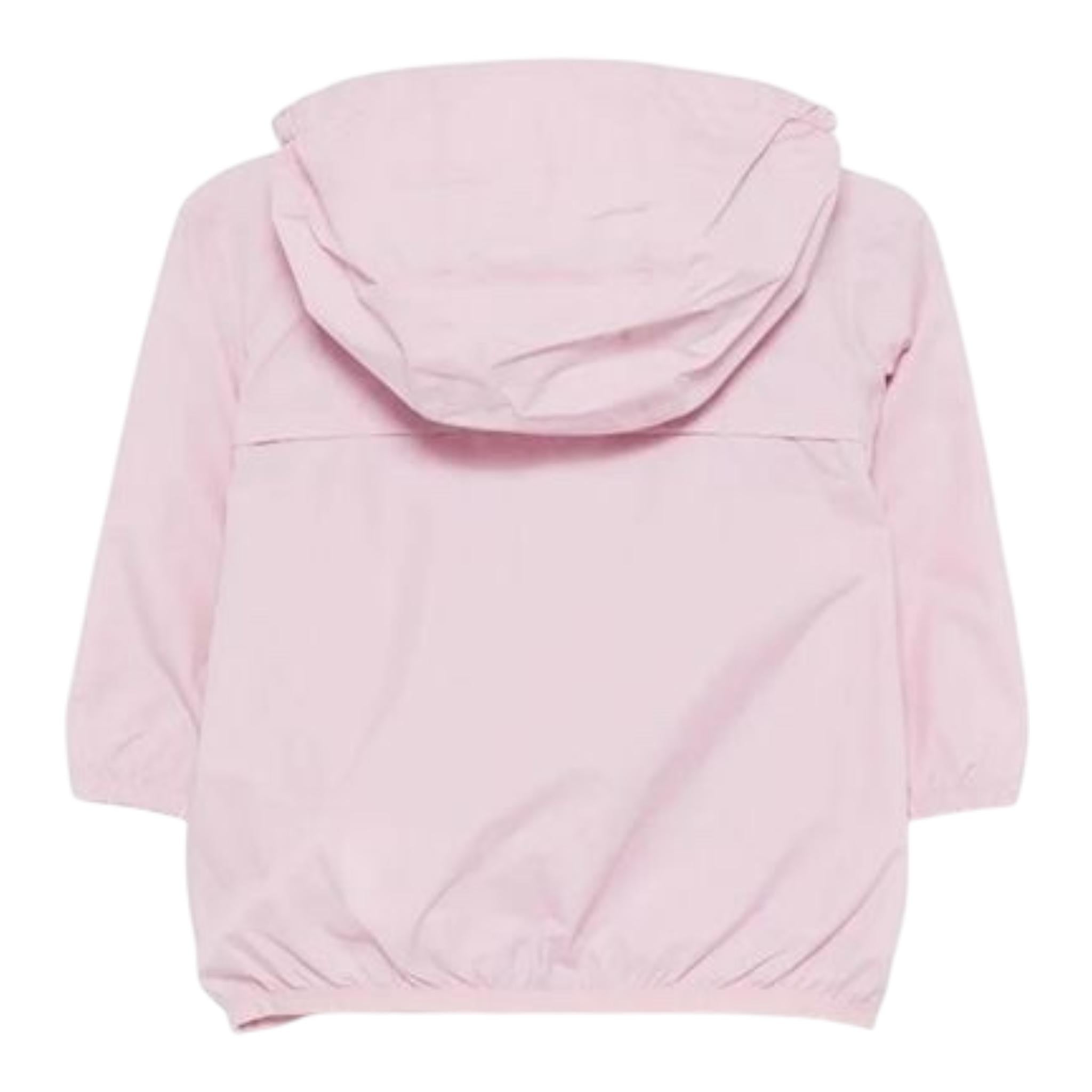 K-Way Giubbino Tinta Unita con Cappuccio per Bambina K61336WWW ROSA K-WAY 
