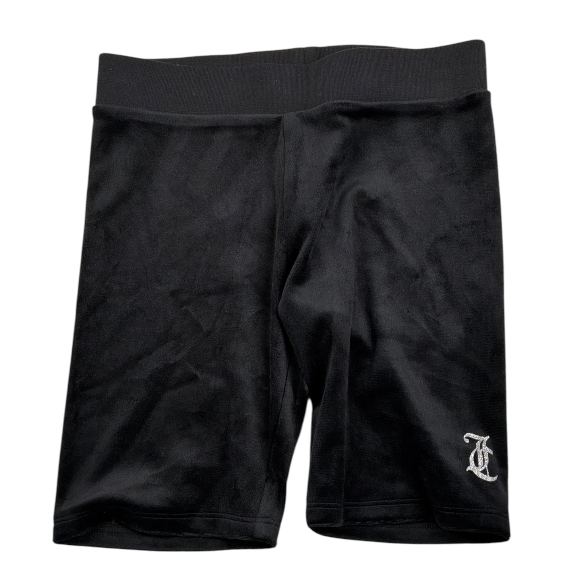 leggins tinta unita modello ciclista in velluto EIEOEO NERO JUICY COUTURE 