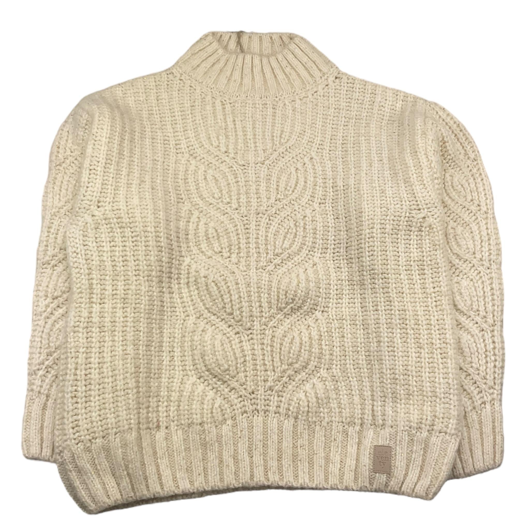 ELEVENTY maglia mezzo collo tinta unita Panna per Bambina EV9A10 PANA ELEVENTY 