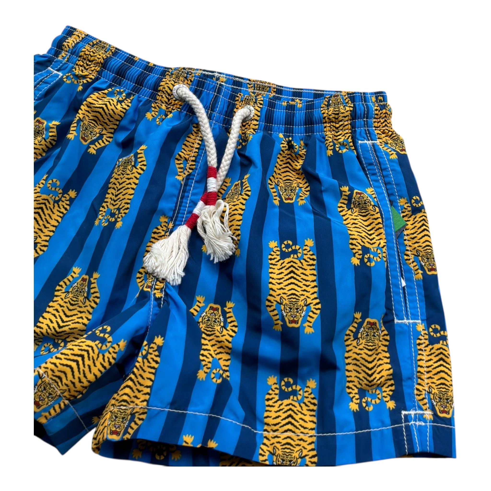 Saint Barth Costume Tinta Unita con Stampa per Bambino 01051L COBALTO SAINT BARTH 