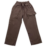 DUSTY COLOR pantalone tinta unita cn elastico in vita Marrone per Bambino DUXF4045PA MARRONE DUSTY COLOR 