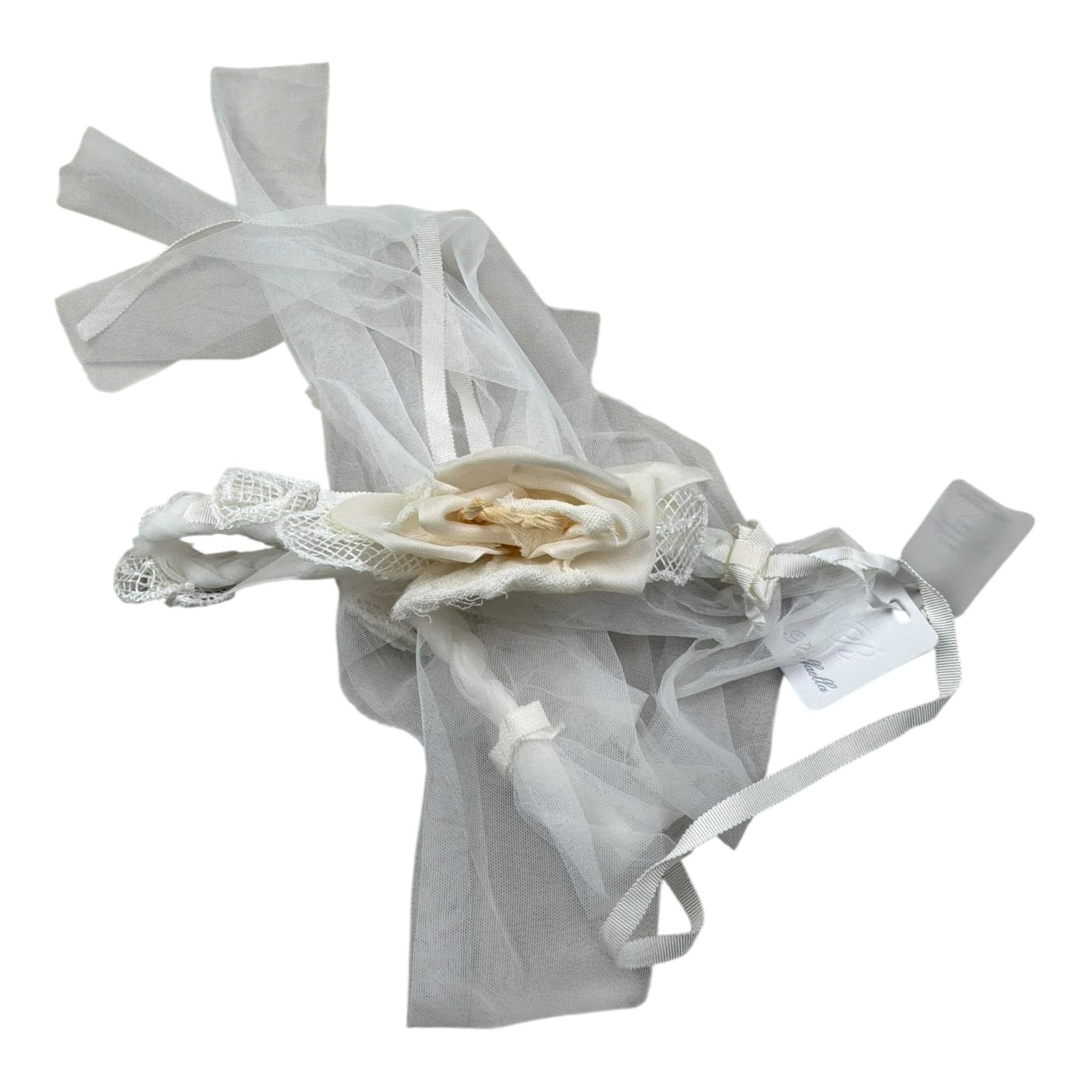 Raffaella Coroncina Capelli Tinta Unita per Bambina GITTE BIANCO RAFFAELLA 