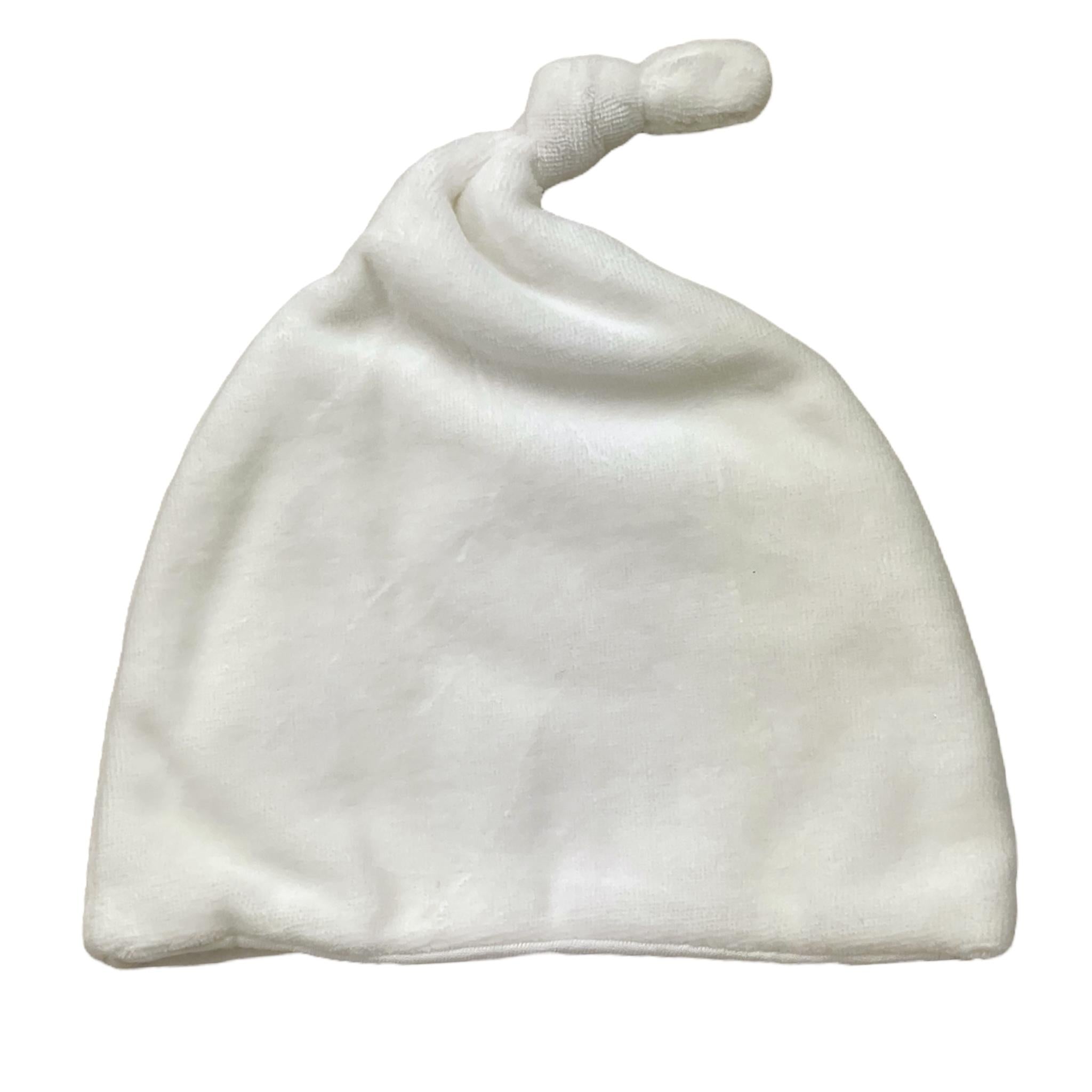 NANAN cappello tinta unita con stampa Bianco per Neonata I24053PCB BIANCO NANAN 