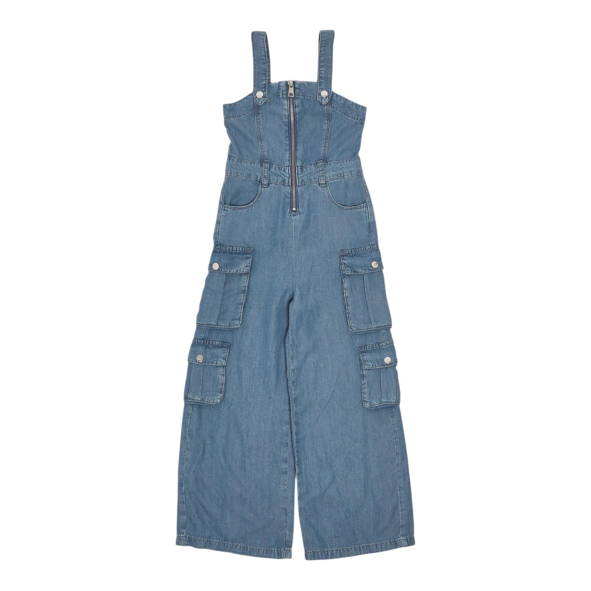 Liu Jo Tuta Intera In Denim con Zip per Bambina GA5101 BLU LIU JO 