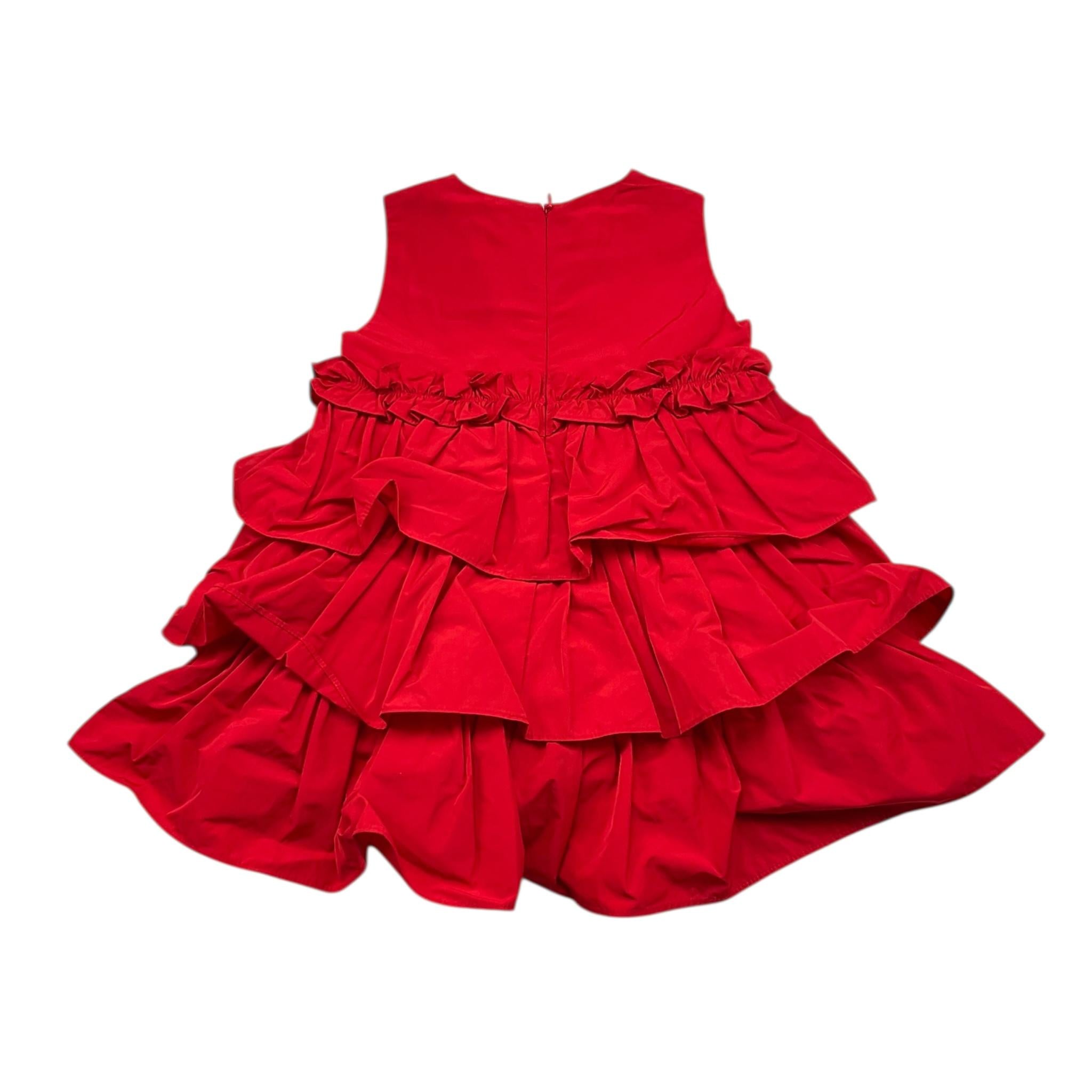 LIU JO abito giromanica tinta unita  Rosso per Neonata KF3073 ROSSO LIU JO 