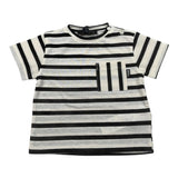 Please T-Shirt Bicolore con Taschino per Bambino MBC5031B71J PANNA PLEASE 