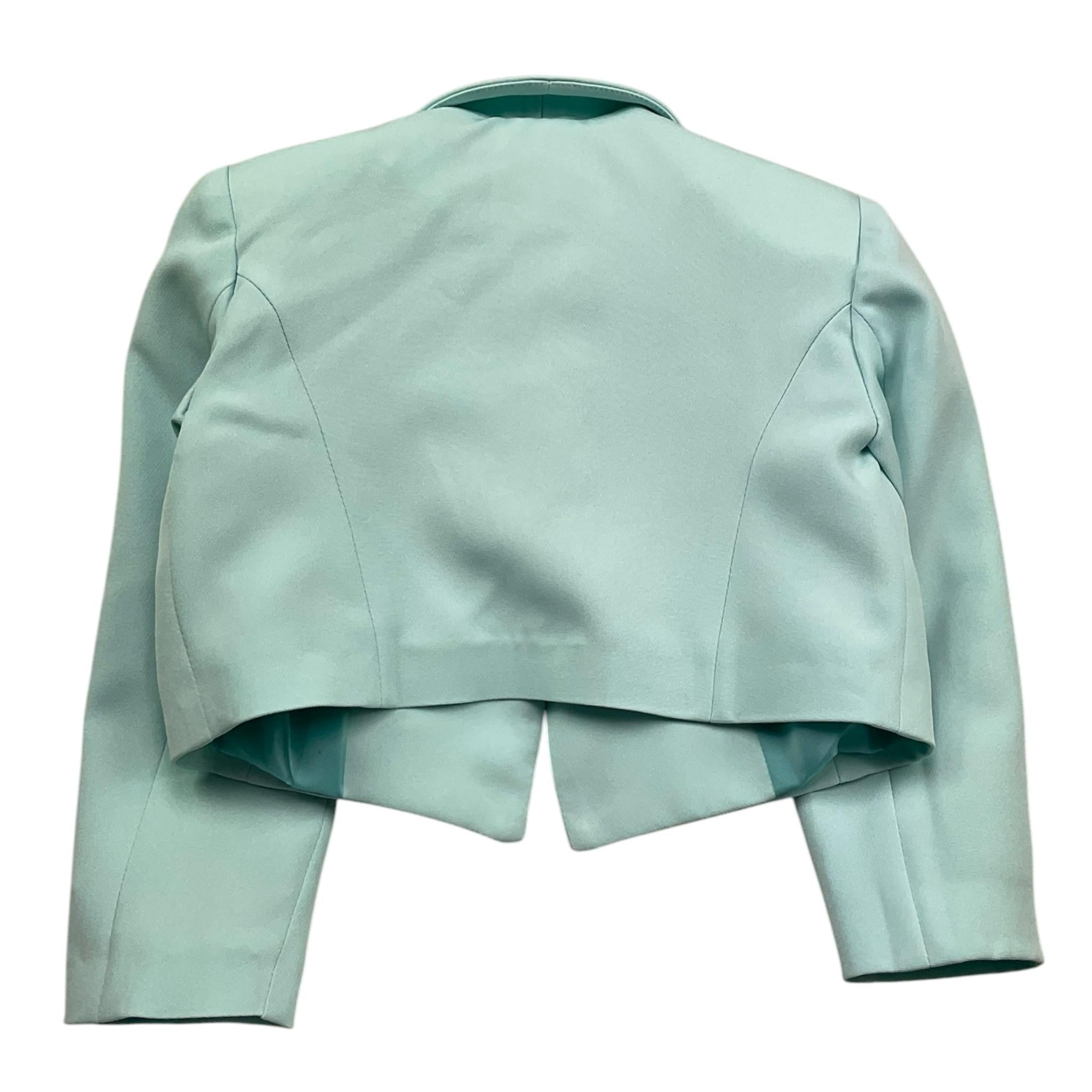 Petit Posh Giacca Crop Tinta Unita con Applicazioni per Bambina GFBS25068GC VERDE ACQUA PETIT POSH 