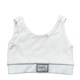 Imperial Kids Top Tinta Unita A Costine per Bambina M023070G75 BIANCO IMPERIAL KIDS 