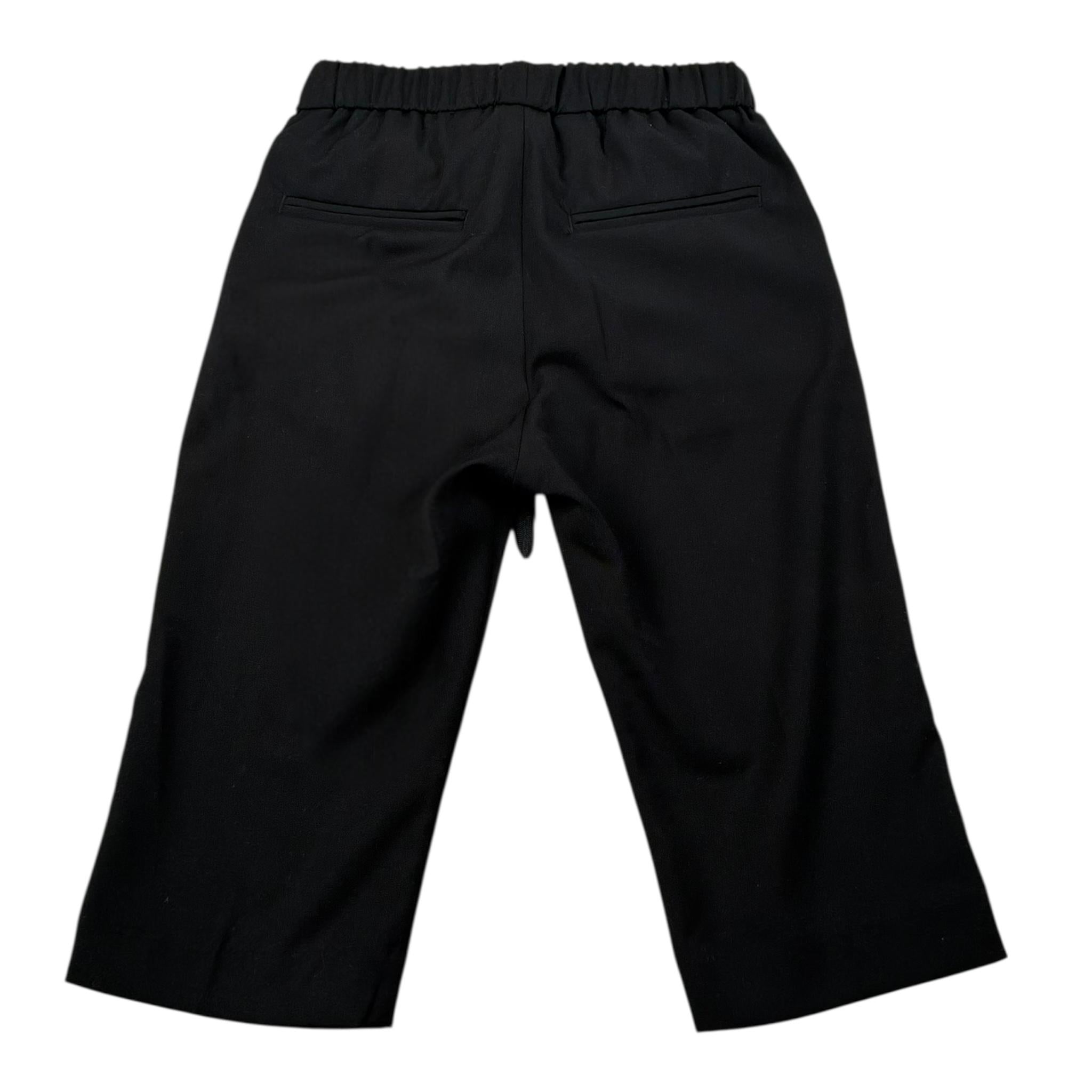 I'M Brian Pantalone Tinta Unita con Elastico In Vita per Bambino PA3269JXX NERO I'M BRIAN 