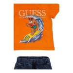 Guess Completo 2 Pezzi T-Shirt-Bermuda per Neonato I5GG15K8HM4 ARANCIONE GUESS 