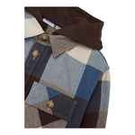 NAME.IT camicia manica lunga fantasia quadri con cappuccio Multicolor per Bambino 13237393 MULTICOLOR NAME.IT 