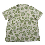 Zhoe & Tobiah Camicia Mezza Manica Tinta Unita Stampa Fantasia per Bambino WI1BJ BEIGE/VERDE ZHOE & TOBIAH 