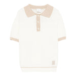 Eleventy Polo Mezza Manica Tinta Unita per Bambino EW9P01 PANNA ELEVENTY 
