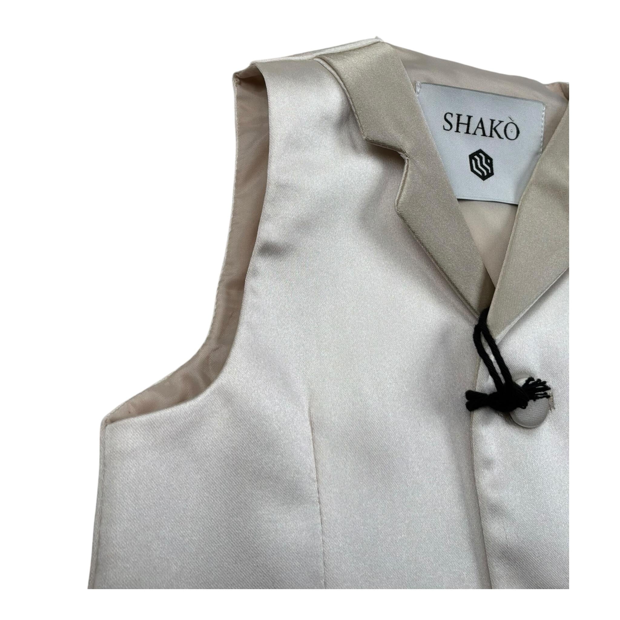 Shako' Gilet Tinta Unita per Neonato SHGILT BEIGE SHAKO' 