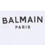 Balmain Felpa Tinta Unita Girocollo con Stampa per Bambino BW4P70 BIANCO BALMAIN 