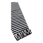 Monnalisa Leggins Fantasia A Righe per Neonata 31A414 BIANCO/BLU MONNALISA 