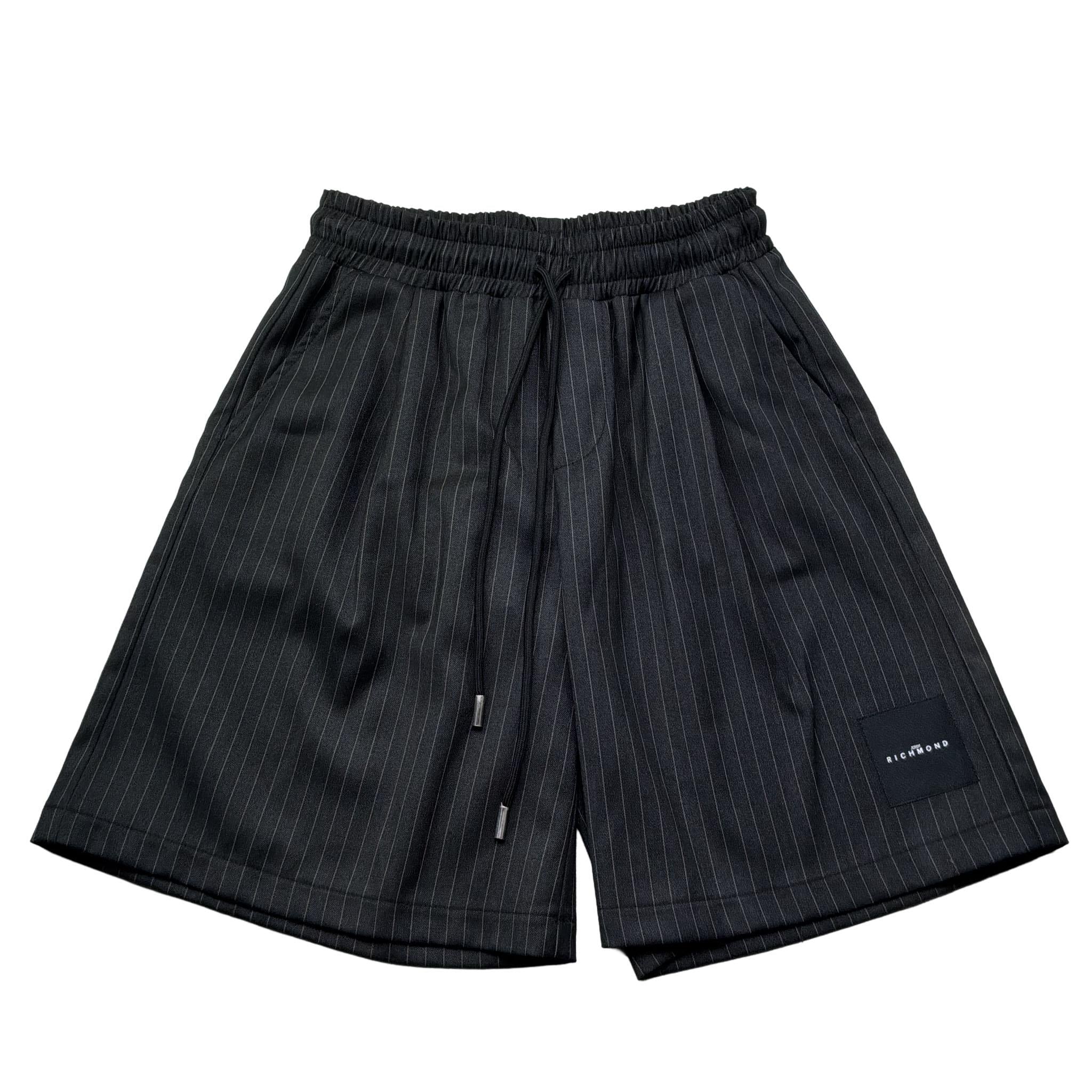 John Richmond Bermuda Tinta Unita con Elastico In Vita per Bambino RBP26082BE NERO JOHN RICHMOND 