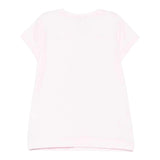 Monnalisa T-Shirt Girocollo Tinta Unita con Stampa per Bambina 11E622 BIANCO MONNALISA 