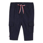Tommy Hilfiger Pantalone Tinta Unita Modello Cargo per Neonato KN0KN01840 BLU TOMMY HILFIGER 