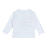 STELLA McCARTNEY shirt girocollo tinta unita con stampa in contrasto Bianco per Neonata TT8010 BIANCO STELLA McCARTNEY 