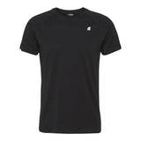 K-Way T-Shirt Girocollo Tinta Unita con Stampa per Bambino K0074Q0 NERO K-WAY 