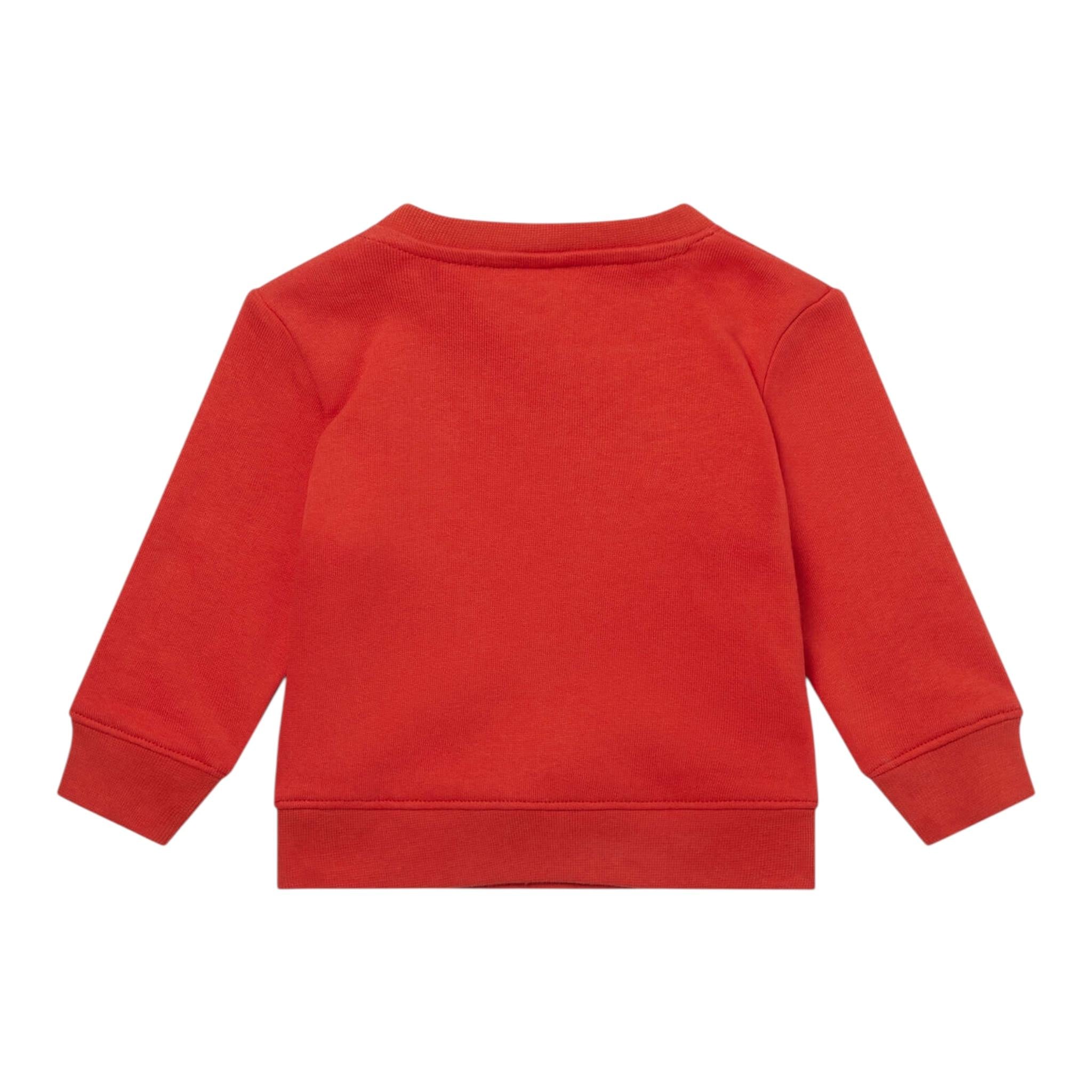 STELLA McCARTNEY felpa chiusa girocollo titna unita con stampe in contrasto Rosso per Neonata TT4050N ROSSO STELLA McCARTNEY 