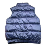 MOSCHINO giubbino tinta unita smanicato con stampa Blu per Bambino HQS02K BLU MOSCHINO 