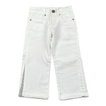 Fun & Fun Pantalone Tinta Unita con Girovita Regolabile per Bambina FNBPT14424 BIANCO FUN & FUN 