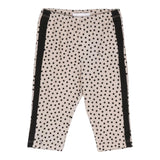 Monnalisa Leggins Tinta Unita Fantasia Pois per Bambina 11A410 BEIGE MONNALISA 