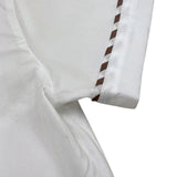 Little Bear Camicia Tinta Unita con Profili In Contrasto per Bambino 8211 BIANCO/BEIGE LITTLE BEAR 