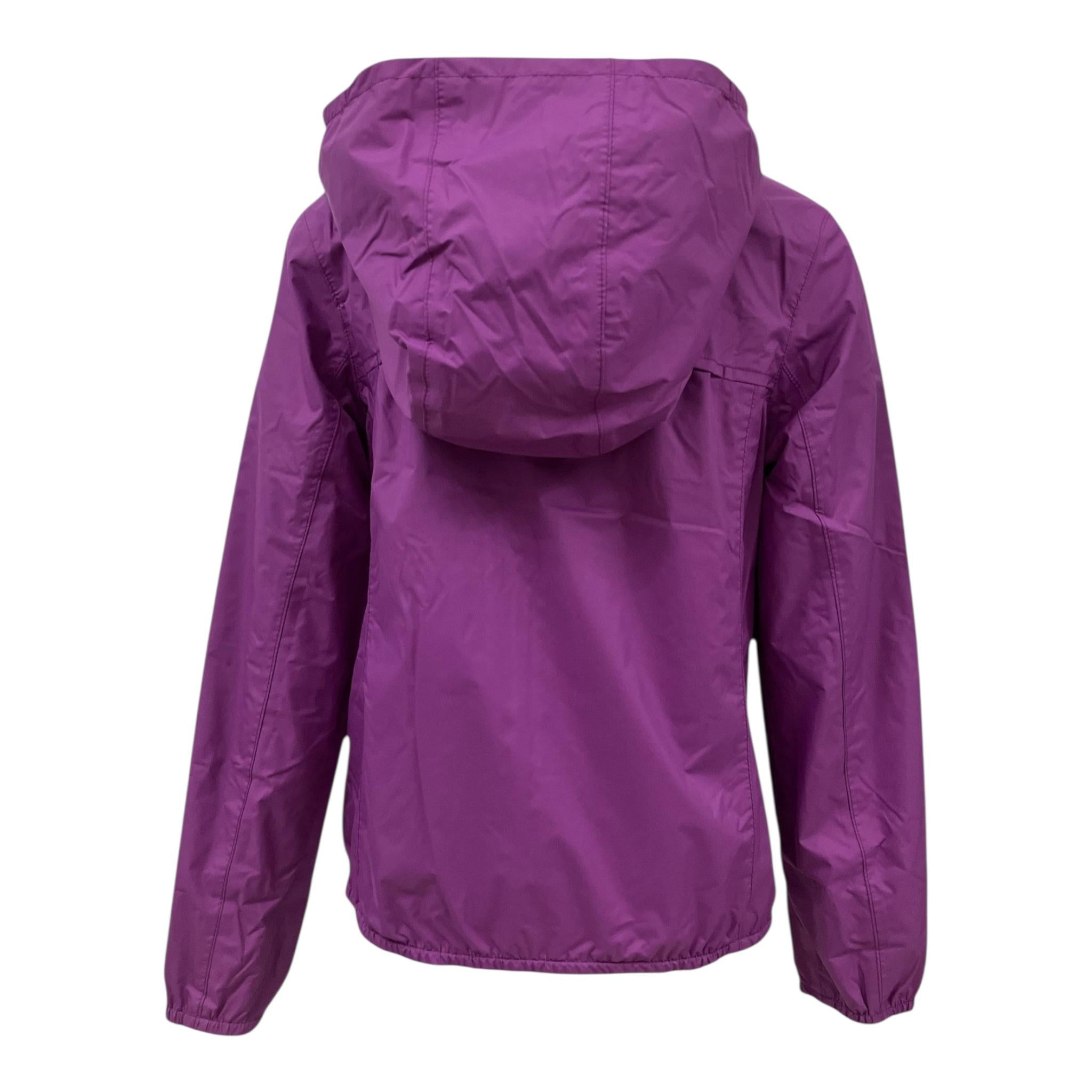 K-Way Giubbino Reversibile Bicolore con Cappuccio per Bambina K61313WK VIOLA/BEIGE K-WAY 