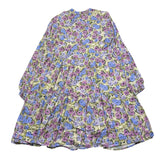 DIXIE abito tinta unita modello floreale Bianco per Bambina AB15364G67 BIANCO DIXIE 